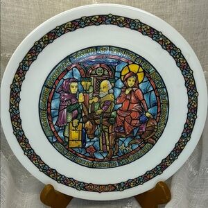 Limoges Multicolor Decorative Plate